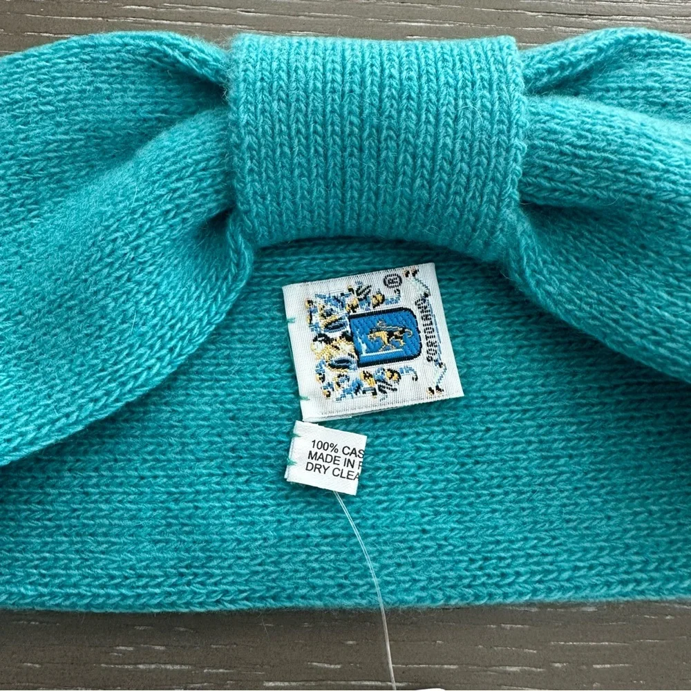 PORTOLANO 100% Cashmere Knotted Headband - Price Firm